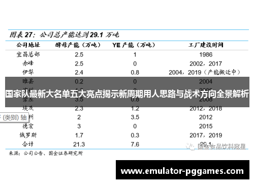 国家队最新大名单五大亮点揭示新周期用人思路与战术方向全景解析 国家队最新大名单五大亮点揭示新周期用人思路与战术方向全景解析