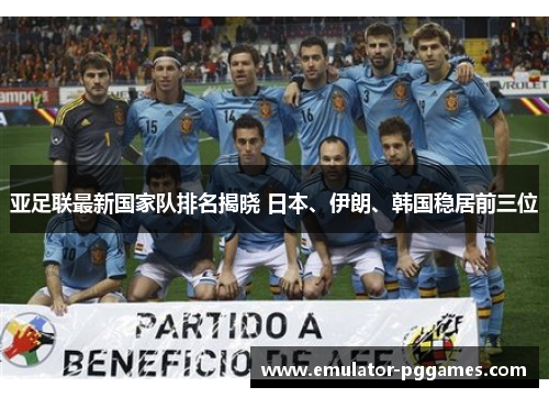 亚足联最新国家队排名揭晓 日本、伊朗、韩国稳居前三位