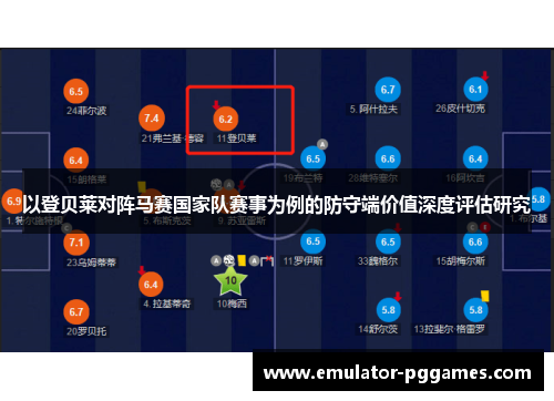 以登贝莱对阵马赛国家队赛事为例的防守端价值深度评估研究